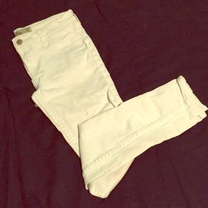 Hollister White skinny jeans